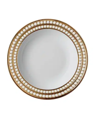 L 'Objet Perlee Gold Soup Plate | Thumbnail 1