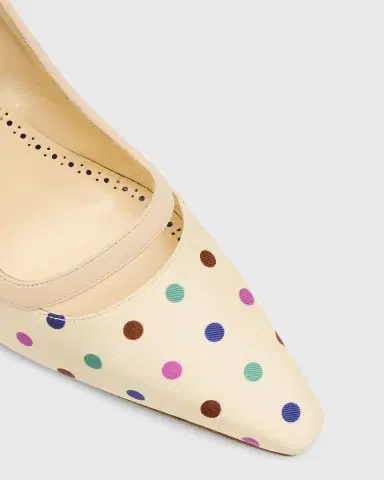 Manolo Blahnik Labama 105mm Polka-Dot Silk Stiletto Pumps | Thumbnail 5 Manolo Blahnik Labama 105mm Polka-Dot Silk Stiletto Pumps | Thumbnail 5