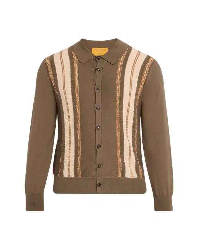 Men's Cotton-Cashmere Ribbed Knit hirt