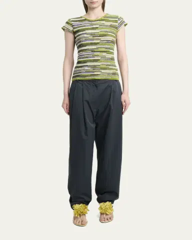 Proenza Schouler White Label Veya Textured Knit Tee | Thumbnail 2