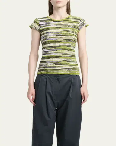 Proenza Schouler White Label Veya Textured Knit Tee | Thumbnail 4