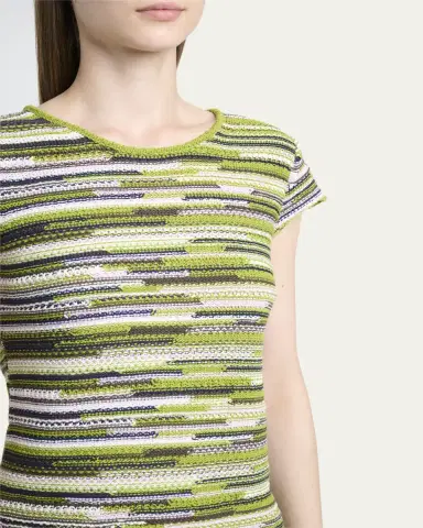 Proenza Schouler White Label Veya Textured Knit Tee | Thumbnail 5