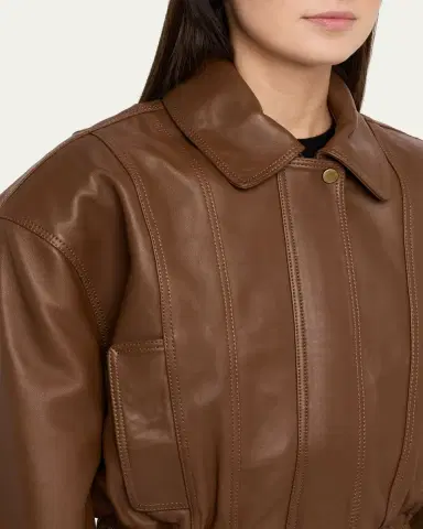 Ronny Kobo Samson Cropped Leather Jacket | Thumbnail 5 Ronny Kobo Samson Cropped Leather Jacket | Thumbnail 5