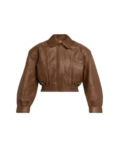 Ronny Kobo Samson Cropped Leather Jacket | Thumbnail 1 Ronny Kobo Samson Cropped Leather Jacket | Thumbnail 1