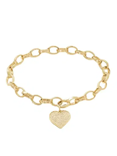 Sydney Evan Heart 14-karat Gold Diamond Bracelet | Thumbnail 1