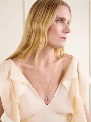 Yvonne Léon Joli Miroir 18-karat Yellow And White Gold Citrine Necklace | Thumbnail 2 Yvonne Léon Joli Miroir 18-karat Yellow And White Gold Citrine Necklace | Thumbnail 2