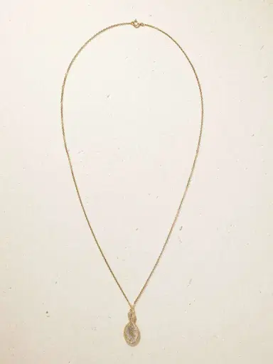 Yvonne Léon Joli Miroir 18-karat Yellow And White Gold Citrine Necklace | Thumbnail 4 Yvonne Léon Joli Miroir 18-karat Yellow And White Gold Citrine Necklace | Thumbnail 4