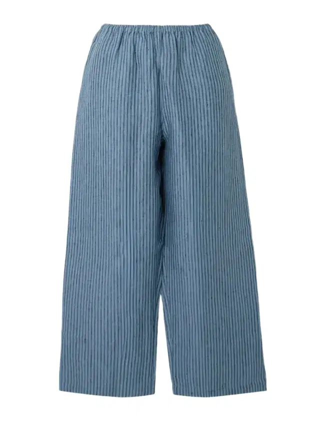 Ease Striped Organic Linen Pants