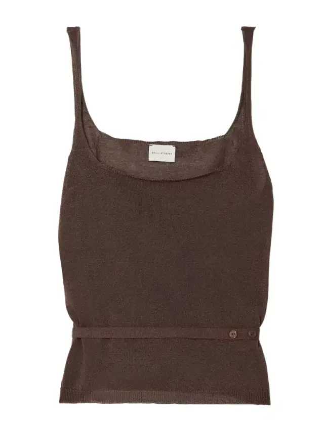 Belted Organic Cotton Tank