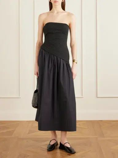 Staud Nia Cotton Midi Dress | Thumbnail 2 Staud Nia Cotton Midi Dress | Thumbnail 2