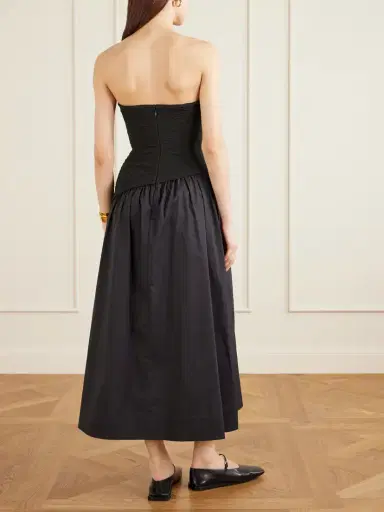 Staud Nia Cotton Midi Dress | Thumbnail 3 Staud Nia Cotton Midi Dress | Thumbnail 3