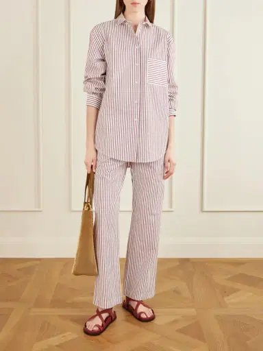 Lido Striped Cotton-poplin Shirt | Thumbnail 2