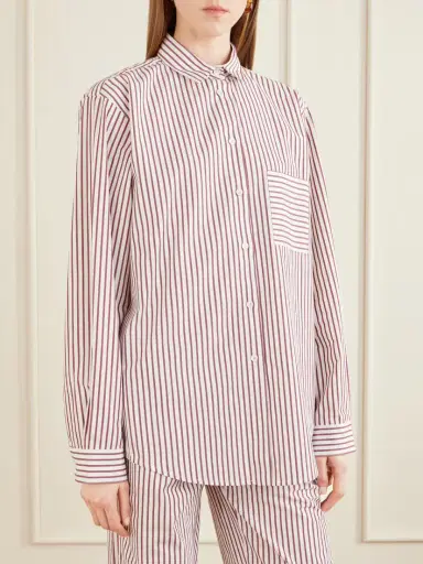 Lido Striped Cotton-poplin Shirt | Thumbnail 3