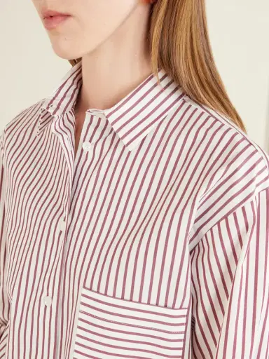 Lido Striped Cotton-poplin Shirt | Thumbnail 5