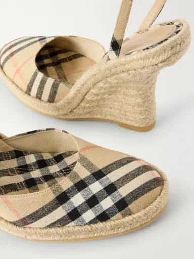 Burberry Lf Mews 90 Espadrille Wedges | Thumbnail 5 Burberry Lf Mews 90 Espadrille Wedges | Thumbnail 5
