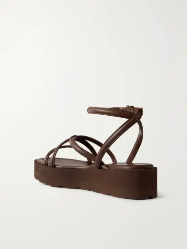 Gianvito Rossi Leather Platform Sandals | Thumbnail 3 Gianvito Rossi Leather Platform Sandals | Thumbnail 3