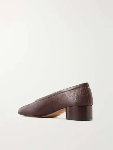 Maison Margiela Tabi Ballerina Split-toe Leather Pumps | Thumbnail 3