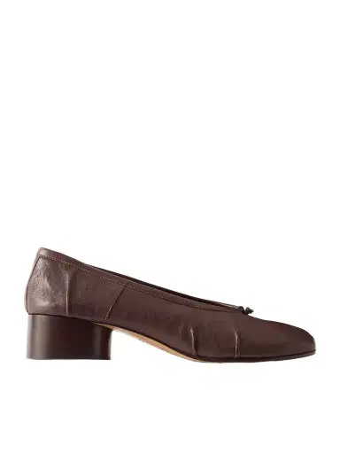 Maison Margiela Tabi Ballerina Split-toe Leather Pumps | Thumbnail 1