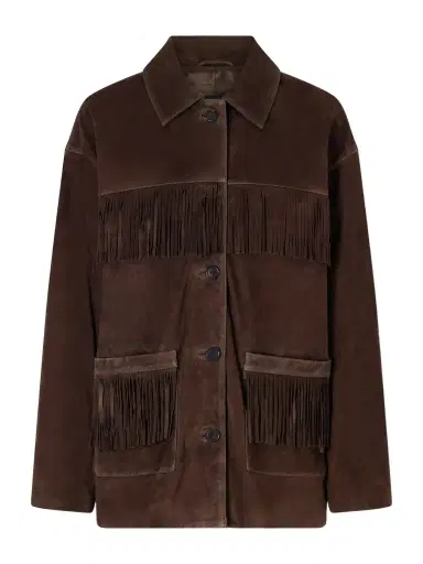 Nili Lotan Fringed Suede Jacket | Thumbnail 1