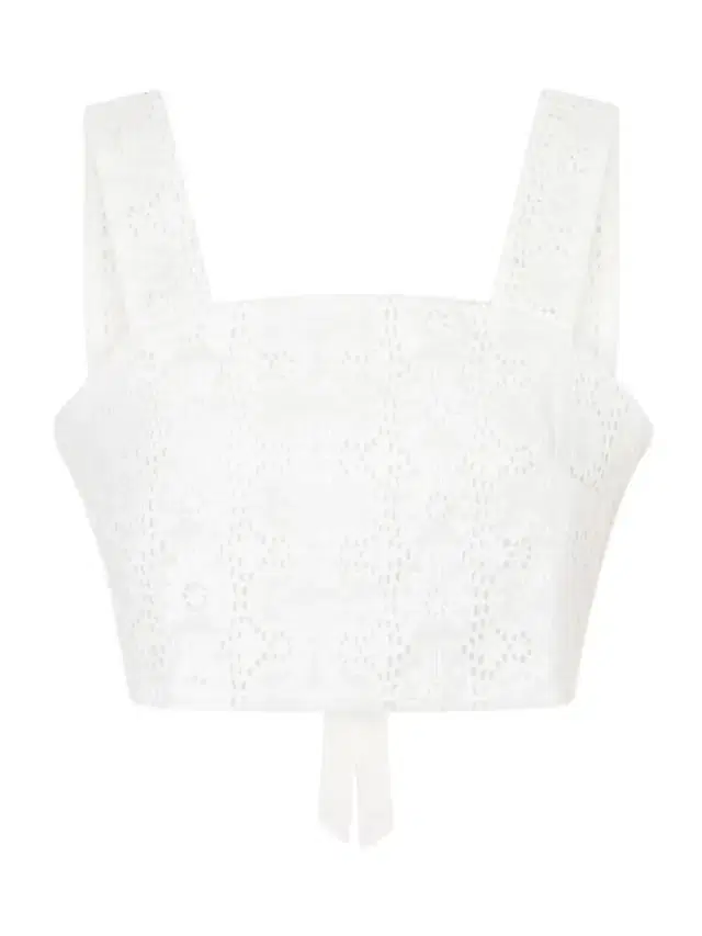 Lena Broderie Anglaise Cotton Top