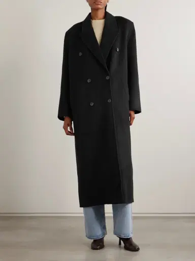 The Frankie Shop Gaia Oversized Double-breasted Wool-blend Coat | Thumbnail 3 The Frankie Shop Gaia Oversized Double-breasted Wool-blend Coat | Thumbnail 3