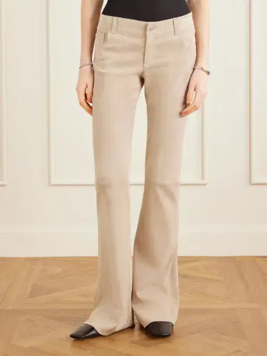 STOULS Pawlonia Suede Flared Pants | Thumbnail 3