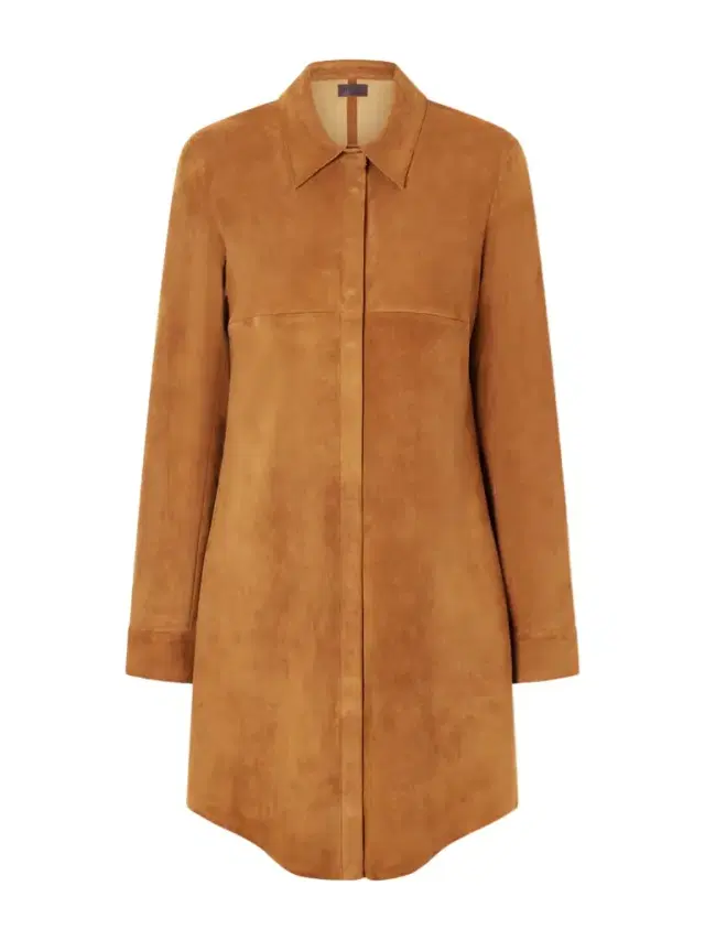 Geraldine Suede Dress
