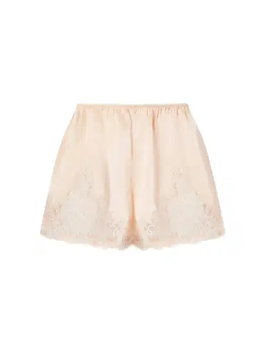 DÔEN Iona Lace-trimmed Silk-satin Shorts | Thumbnail 1 DÔEN Iona Lace-trimmed Silk-satin Shorts | Thumbnail 1