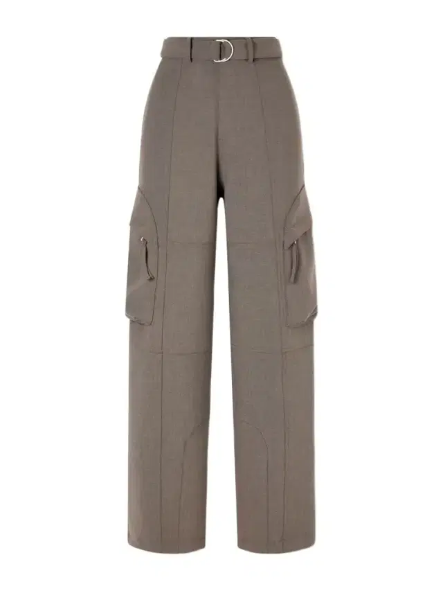 Kelly Belted Woven Wide-leg Cargo Pants