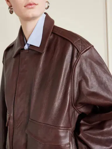 ssstein Leather Bomber Jacket | Thumbnail 5