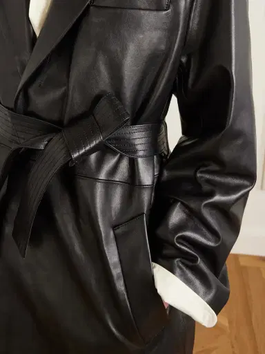 ssstein Belted Leather Trench Coat | Thumbnail 5 ssstein Belted Leather Trench Coat | Thumbnail 5