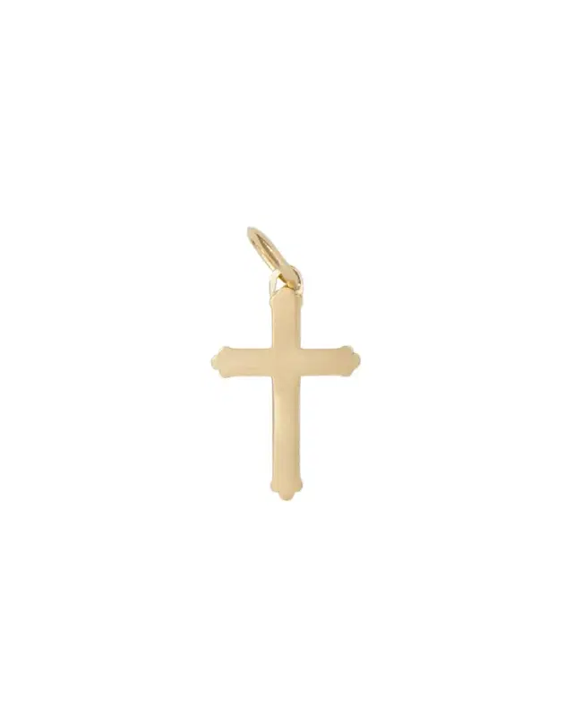 Jennifer Fisher Small Royal Cross in 18K Yellow Gold
