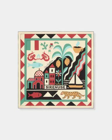 Emporio Sirenuse Foulard in Louis Barthélemy Print | Thumbnail 6 Emporio Sirenuse Foulard in Louis Barthélemy Print | Thumbnail 6