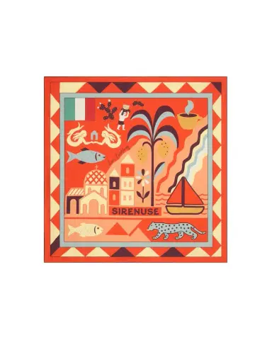 Emporio Sirenuse Foulard in Louis Barthélemy Print | Thumbnail 1 Emporio Sirenuse Foulard in Louis Barthélemy Print | Thumbnail 1