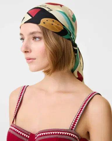 Emporio Sirenuse Foulard in Louis Barthélemy Print | Thumbnail 1 Emporio Sirenuse Foulard in Louis Barthélemy Print | Thumbnail 1