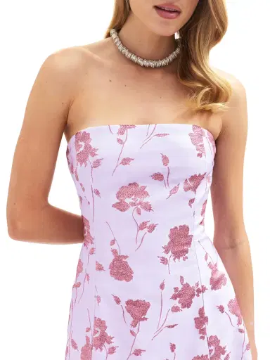 Delphine Colette Strapless Midi Dress | Thumbnail 5