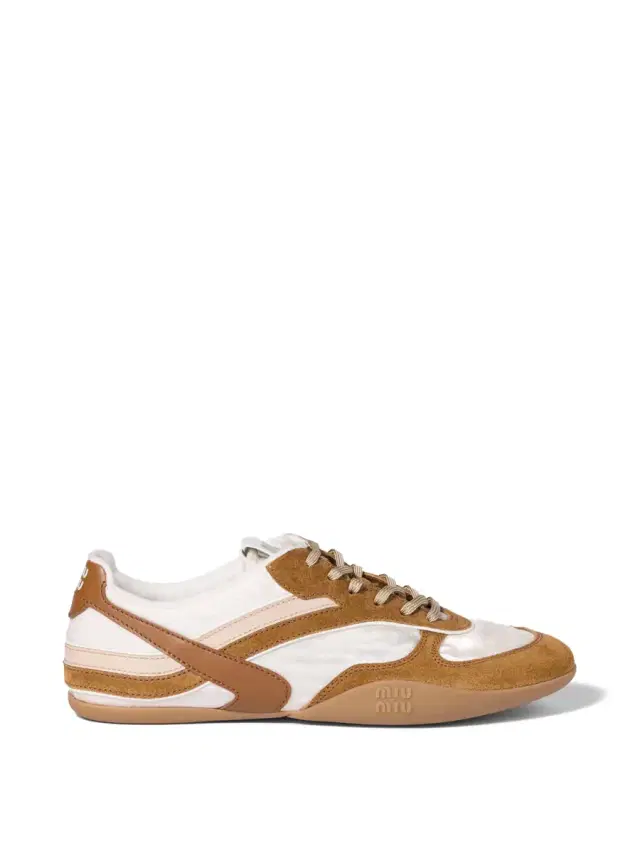 Gymnasium Technical Fabric and Suede Sneakers