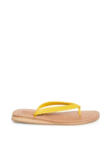 Miu Miu Rubber and Leather Flip Flops | Thumbnail 1 Miu Miu Rubber and Leather Flip Flops | Thumbnail 1