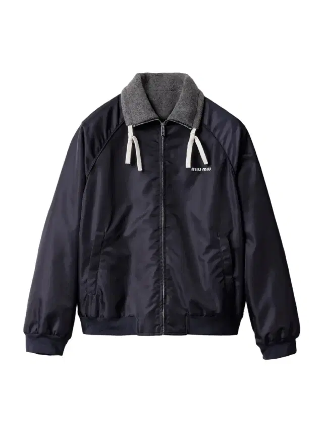 Technical Gazar And Fleece Bomber Jacket