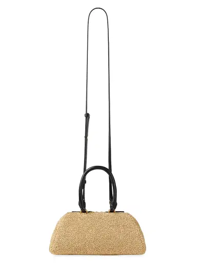 Givenchy Women's Mini Antigona East-West Top Handle Bag in Sponge Raffia | Thumbnail 4