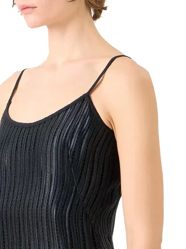 Akris Women's Techno Wave Guipure Midi-Dress - Black - Size 4 | Thumbnail 5 Akris Women's Techno Wave Guipure Midi-Dress - Black - Size 4 | Thumbnail 5
