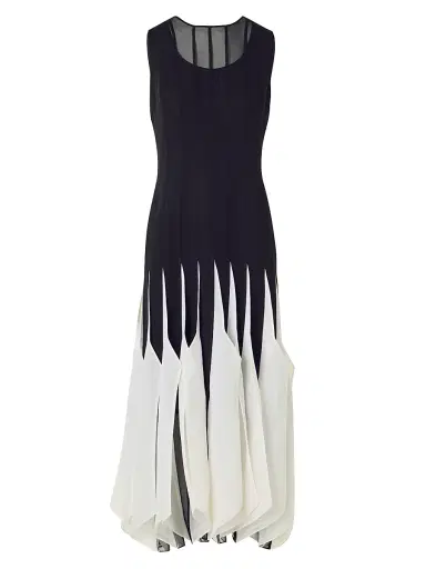 Akris Women's High Plains Silk Organza Midi-Dress | Thumbnail 1 Akris Women's High Plains Silk Organza Midi-Dress | Thumbnail 1