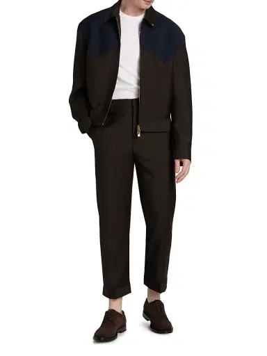 Versace Men's Western Wool-Mohair Jacket | Thumbnail 2 Versace Men's Western Wool-Mohair Jacket | Thumbnail 2