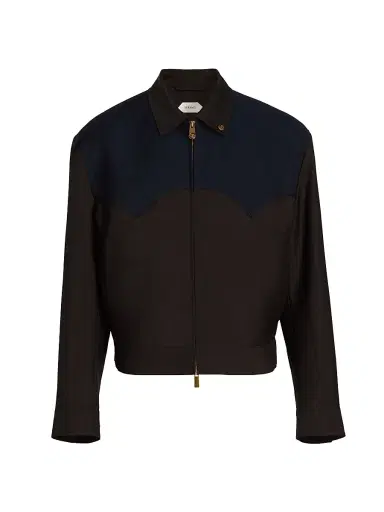 Versace Men's Western Wool-Mohair Jacket | Thumbnail 1 Versace Men's Western Wool-Mohair Jacket | Thumbnail 1