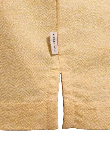 Bugatchi Men's Johnny Collar Polo Shirt - Jojoba - Size Small | Thumbnail 6 Bugatchi Men's Johnny Collar Polo Shirt - Jojoba - Size Small | Thumbnail 6