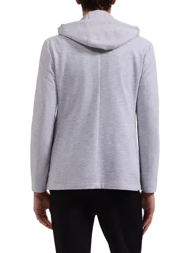 Bugatchi Men's Cotton Hooded Bib Blazer - Platinum - Size 46 | Thumbnail 4 Bugatchi Men's Cotton Hooded Bib Blazer - Platinum - Size 46 | Thumbnail 4