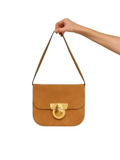 Cult Gaia Women's Tazia Suede Shoulder Bag - Toasted Caramel | Thumbnail 2