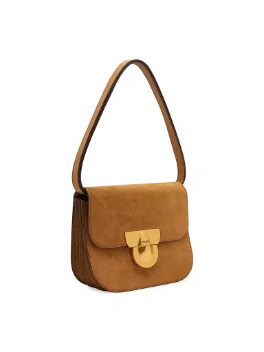 Cult Gaia Women's Tazia Suede Shoulder Bag - Toasted Caramel | Thumbnail 3