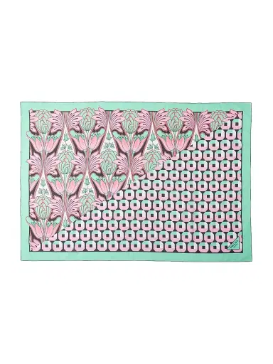Prada Women's Printed Cotton Beach Sarong - Green | Thumbnail 2