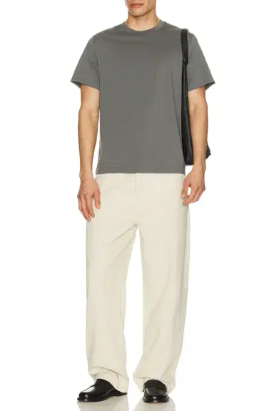 Frame Short Sleeve Light Cotton Tee | Thumbnail 5